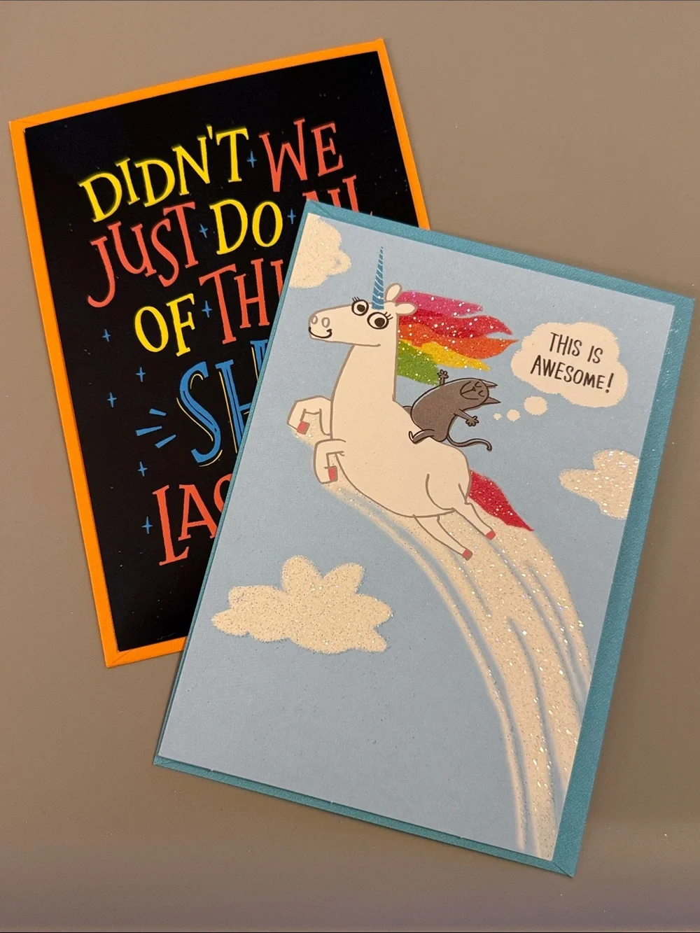 🌻 Bundle of 2 Shoebox by Hallmark Funny Birthday Cards